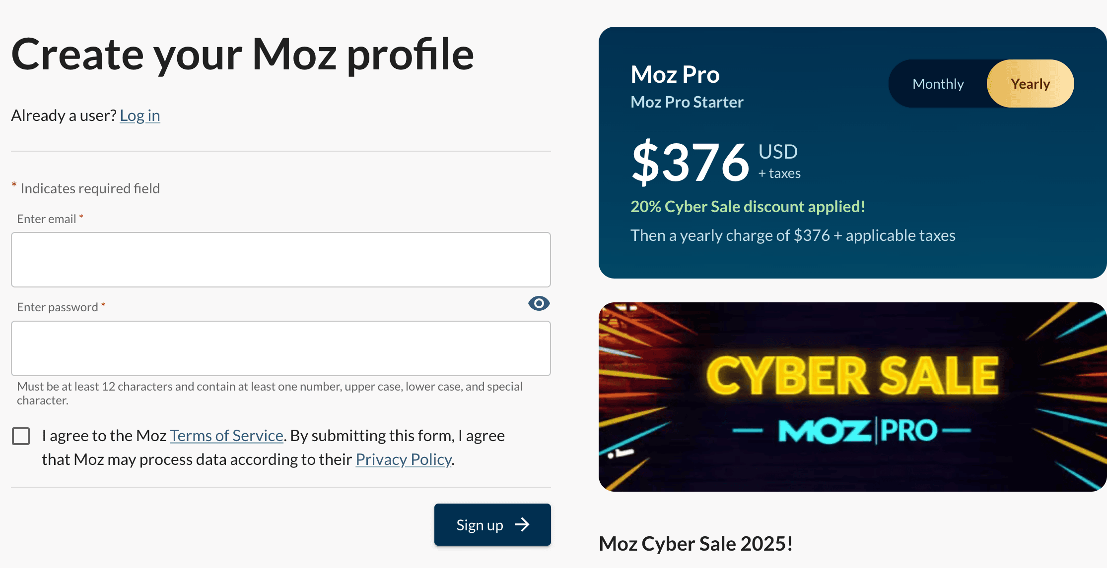 Step 3 Claim Moz Black Friday Offer