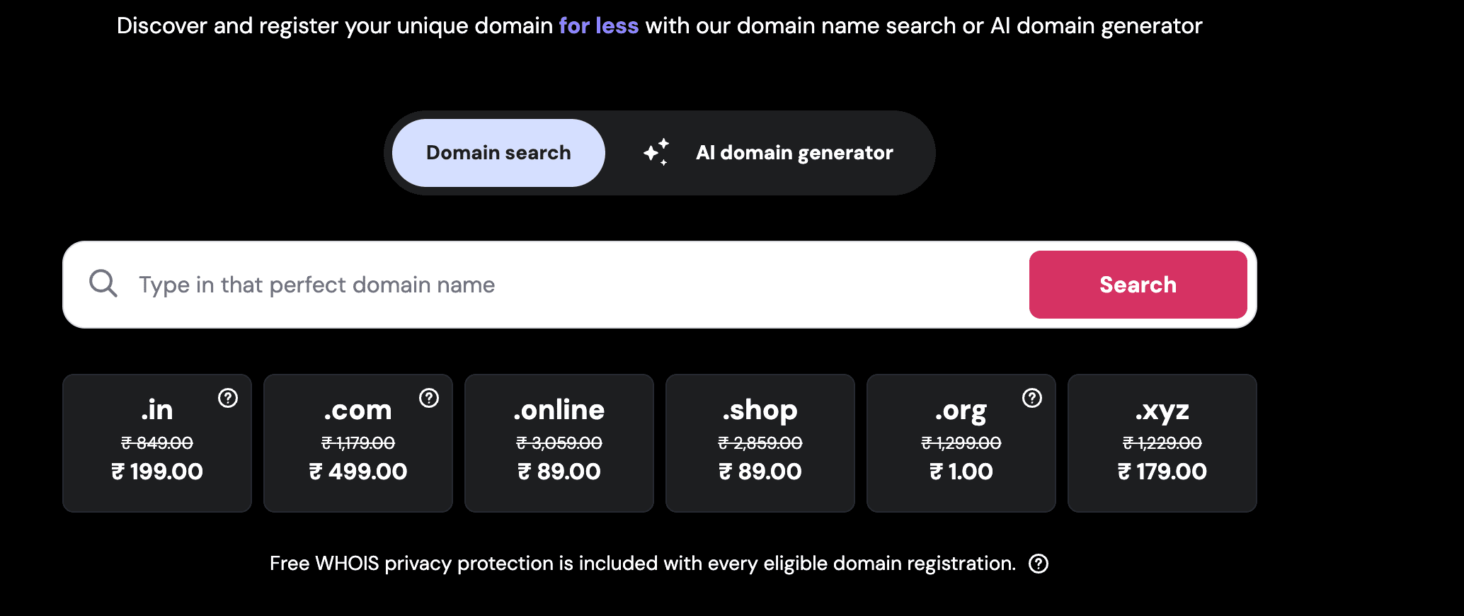 use a domain checker tools to find a valuable domain