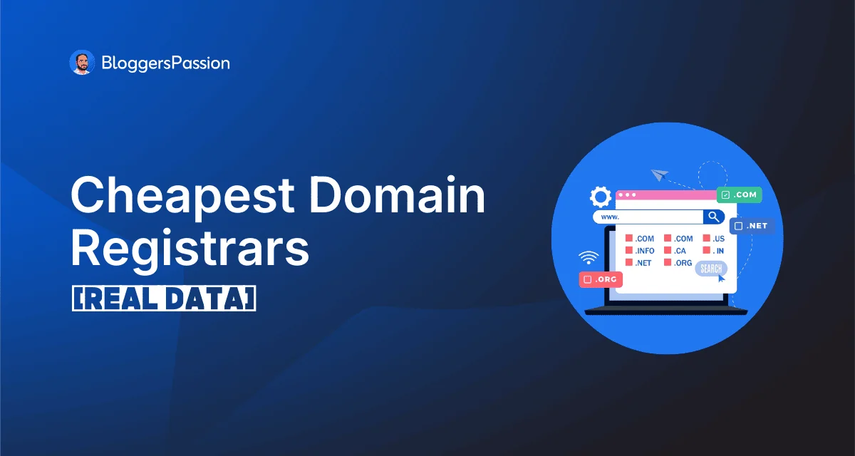 cheapest domain registrars [real data]