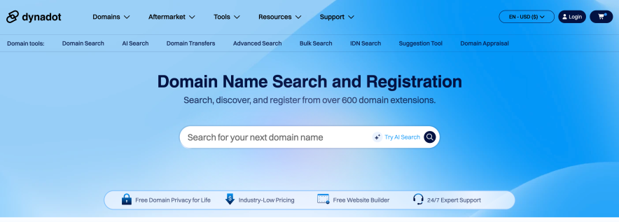 dynadot domain registrar