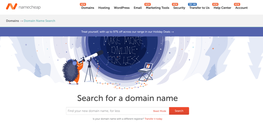 namecheap domains