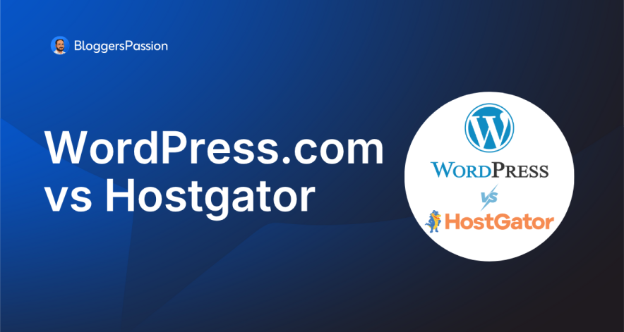 wordpress.com vs hostgator