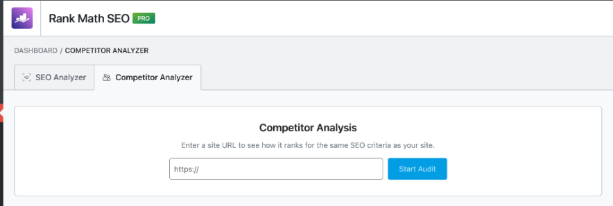 Competitor Analysis Rank Math