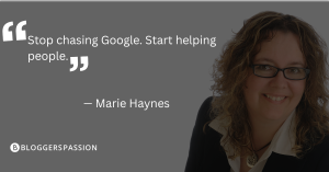 Marie Haynes SEO quote