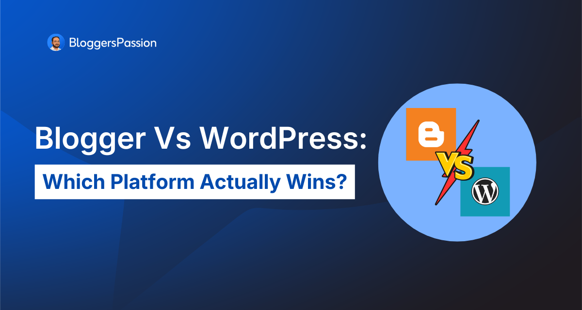 blogger vs wordPress