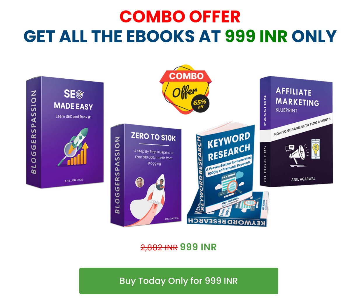 Bloggerspassion ebooks offer